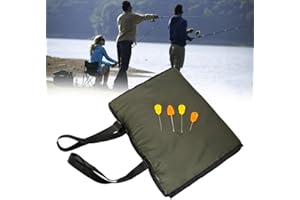 ZEROUPSHOP Foldable Fishing Unhooking Mat Secure with Elastic Transport Belt for fishermen of all levels With Baiting Needle Fishing Tool 80 ×35 ×1cm