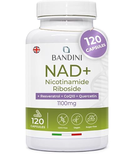 Nicotinamide Riboside Bandini® - 90 Gélules Vegan, 300 Mg, Pour énergie Et Bien-être