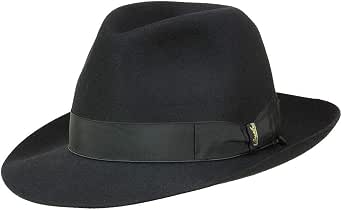 Borsalino - Art. 114336, Cappello Fedora, uomo - nero : Amazon.it:  Abbigliamento