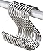 Produktbild Pro Chef Kitchen Tools Runde S Haken - Kitchen Pot Racks Haken 10 Pack Set - Heavy Duty S Shaped Kleiderbügel - Passend Utensil Organizer Rack Aufhänger Bar - Outdoor Garage Home Storage Organisation