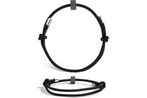 VPOUERY Pulsera de 2 piezas para romper cristales de coche con cuentas de carburo de tungsteno Herramienta de emergencia para escapar del coche