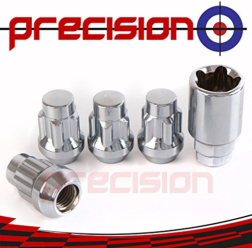 Chrome Locking Nuts for Honda Jazz with Aftermarket Alloy Wheels Part No.N10139