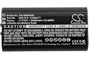 TECHTEK Batteria 6400mAh compatibile con [SportDOG] TEK 2.0 GPS handheld sostituisce 650-970, V2HBATT FBA