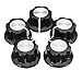 Produktbild LaDicha 5x MF-A02 Potentiometer Knob Cap Messing Potentiometer Knob hat Durchmesser 23mm Bohrungsdurchmesser 6.4 mm für RV24YN WH118 WX050 3590S
