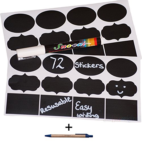 Preisvergleich Produktbild Dazoriginal 8 Kreidemarker Flüssigkreidemarker Abwischbar Schreibtafel Pens