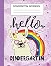 Produktbild Hello Kindergarten - Composition Notebook: Wide Ruled Lined Journal for Llama Lovers Kindergarten Students Kids and Llama teachers Appreciation Gift