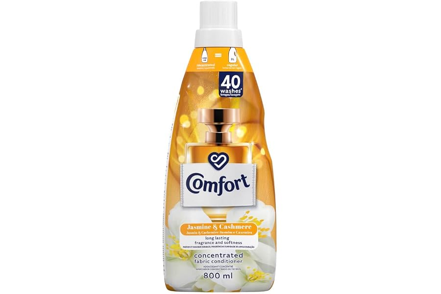 Comfort Jasmine & Cashmere Concentrated Laundry Fabric Softener 800ml