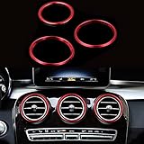 Automan 7x Car Air Conditioning Outlet Vent Trim For Mercedes-Benz C-Class W205