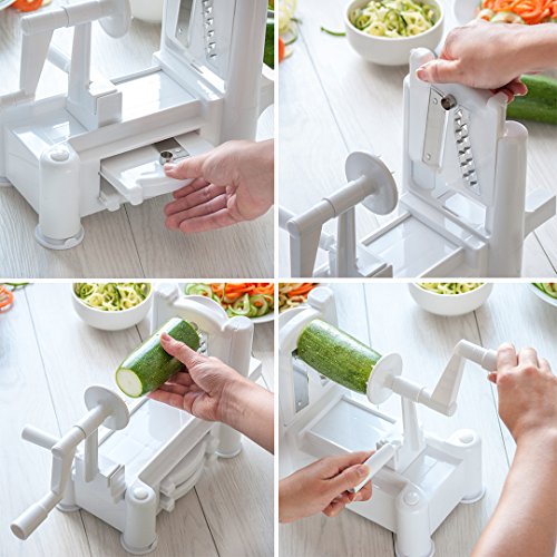 Spiralizer bodyharmonik/tri-blade Gemüse Spiralschneider - 3