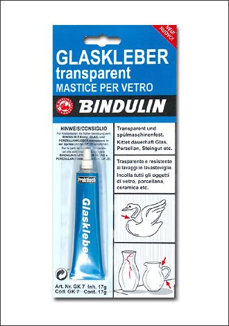 Glaskleber transparent