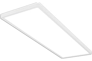 BRILONER - Lampadario LED, 58x20x3 cm (LxLxA), Plafoniera LED Soffitto, effetto retroilluminazione, Lampadario camera da letto, lampadario Cucina, luce bianca neutra, 4.000K, 22W, 3.000 lm, bianco