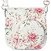 Produktbild Flylther Compatible with Fujifilm Instax Mini 8 8+ 9 Kamera Tasche mit PU Leder Material - Weie Blume