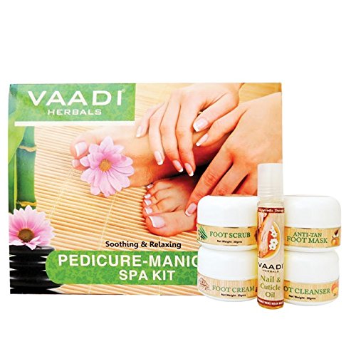 Vaadi Herbals Soothing and Refreshing Pedicure Manicure Spa Kit, 135g RS.176 (20.00% Off) - Amazon