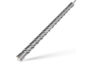 CSOOM Punta per trapano SDS Max 32 x 600 mm, professionale, ideale per foratura su pietra, cemento, pietra naturale, muri di mattoni