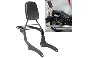 GZYF Dossier arrière de moto Sissy Bar porte-bagages pour Vulcan VN900 Custom Classic 2006-2017