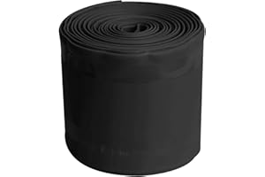 通用 Aoje-Link 45mm ID Black Heat Shrink Tubing Shrinkable Tube 5M(16.4Ft) 1pcs