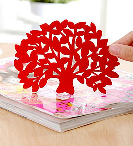 Qingsun Kreativ Untersetzer Glasuntersetzer Baumform für Bar Küche Schwarz (5 Stück) - 7