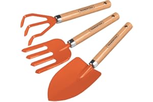 Tramontina 3-Piece Garden Tool Set (Wood)