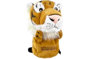 Scott Edward Golf Head Cover, Fit Driver Wood(460cc) and Fairway Wood, Plush Fabric, Smooth and Soft Touch Feeling,Animal Shape