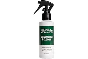 MARTIN & CO. - 18A0134 MARTIN GUITAR POLISH - Limpiador ideal para limpiar y cuidar las guitarras con acabado brillante, fabricado solo con ingredientes de alta calidad, con cera de carnauba