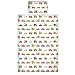 100% Cotton Kids Duvet Cover 200 Thread Count Cars Traffic Planes Trucks Trains (Cot Duvet Cover 120x150cm + 1 Pillowcase 42x60)