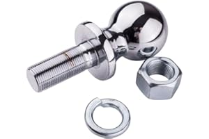 ACTIUSIS Binario agricolo con testa sferica da 50MM 3,5T, Ø22mm, gancio di traino, per aste di accoppiamento con un carico fino a 3,5 tonnellate