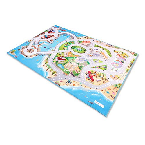 Leisure Spielteppich Stadt und Meer – Rutschfest 100 x 150 cm - 2