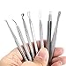 Dobet Delicate High Quality Stainless Steel Blackhead Blemish Remover & Acne Pimple Extractors (7 PCs)