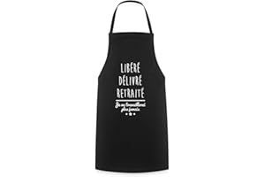 Spreadshirt Libéré Délivré Retraité Cadeau Retraite Tablier Cuisine