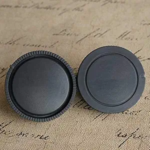 VIBLITZ Rear Lens Cap & Camera Body Cap for All Nikon DSLR Cameras