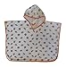 Produktbild Schlummersack kuschelig weicher Badeponcho mit Kapuze Wilde Tiere für Jungs und Mädchen 1-3 Jahre