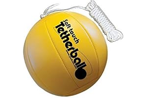Park & Sun Sports Soft Touch Tetherball med 7 tum nylonsladd och klämma