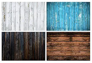 BS-PS0204 Backdrop Surfaces Flatlay Tabletop Photography Rollable Backdrop Sheets of 89x56 cm, 350GSM Thickness, 2 Sides Different Design (BS-PS0104)