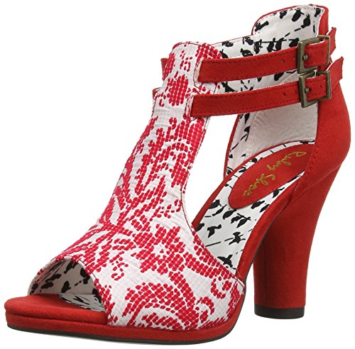 Ruby Shoo Womens Khloe Court Shoes 08723 Red 5 UK, 38 EU