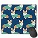 Produktbild Corgi in Scrubs Personalized Design Mauspad Gaming Mauspad with Stitched Edges Mousepads, Non-Slip Rubber Base, 300 x 250 x 3 mm Thick - Best Gift Idea