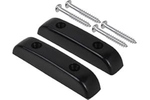 Artibetter 2pcs Guitar Thumb Rest Bass Finger Rest with Mounting Screws Black