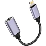 TechMatte Adaptateur de Câble USB C vers Lightning, 4 Pouces 27 W PD Charge Rapide Compatible avec iPhone/iPad/iPod/AirPods, 