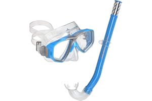 U.S. DIVERS US.Divers Combo Java JR | Kit de Plongée, Masque et Tuba pour Enfant 6+ avec Vision panoramique à 180°, Protection UV, Verres Anti-buée et Anti-Fuite pour randonnée Aquatique et Snorkeling