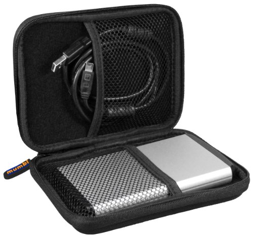 mumbi externe Festplattentasche bis 6,35 cm (2,5 Zoll) schwarz - 6