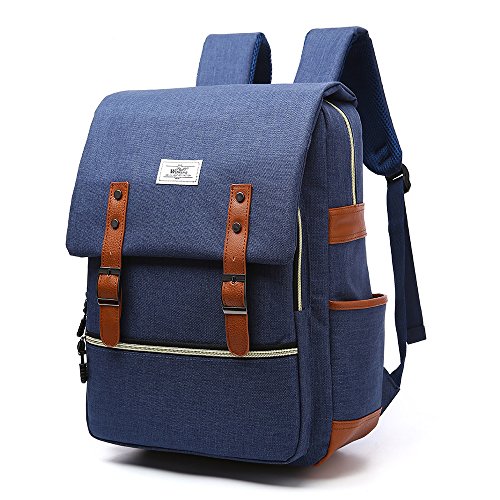 KSK KAISHEK Vintage Rucksack Herren Damen Schule Student Laptop Rucksack Retro Rucks  cke Schulrucksack Tagesrucksack