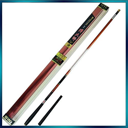 CAISHEN ® Superhard Carbon Fiber Telescopic Fishing Rod Travel Spinning Pole 3.6M-7.2M , 3.9 m