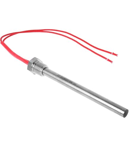 RESISTENZA CANDELETTA ACCENSIONE STUFA CALDAIA A PELLET 3/8 GAS DIAM 9 Lunghezza 150mm 350w - Foto 8