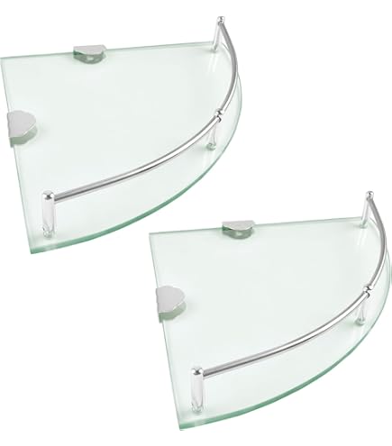 Mensola Ripiano In Vetro 380 X 280mm Per Colonna Nascondi Cavo