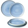 like. by Villeroy & Boch - Crafted Blueberry / 4-Piece Premium Porcelain Dinner Set/Turquoise