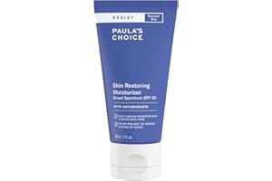 PAULA'S CHOICE Paula’s Choice RESIST Anti Âge Crème de Jour Réparatrice SPF 50 - Crème Solaire Visage Hydratante et Anti-Âge- avec Beurre de Karité & Vitamin B3 - Peaux Normales à Sèches - 60 ml