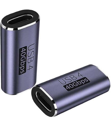 Adattatore USB-C A 90° Maschio-Femmina, Ricarica 100W E Trasferimento 40Gbps, Uscita Video 8K, Connettori Placcati Oro, Per Smartphone, Laptop E Tablet