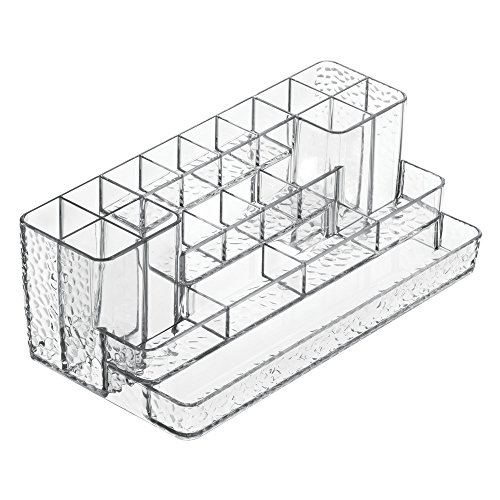 InterDesign 52950EU Rain Kosmetik Lippenstift-Organizer, durchsichtig