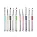 Tonwalk Nail Art Tips UV Gel Crystal Acrylic Painting Drawing Pen Polish Brush Pen Tool (Blue)