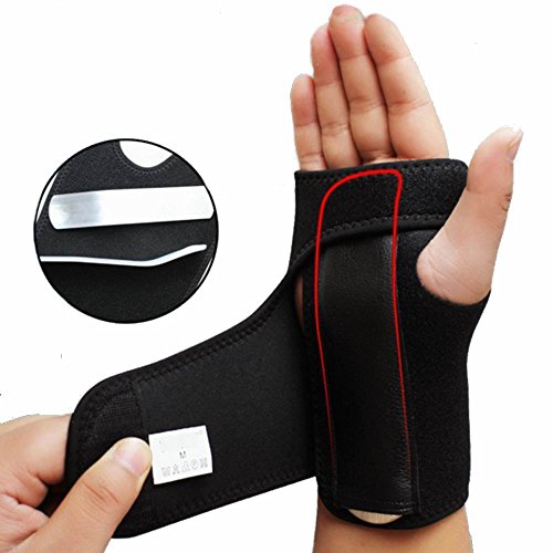 1 Stück rechts oder links Hand Träger herausnehmbare Schiene Handgelenkbandage Handgelenkstütze für Karpaltunnelsyndrom, Sehnenscheidenentzündungen, Schmerzen mouse-hand-Syndrom und Sport Verletzungen - 2