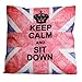 Produktbild Art Cushion Cover - Keep Calm & Sit Down